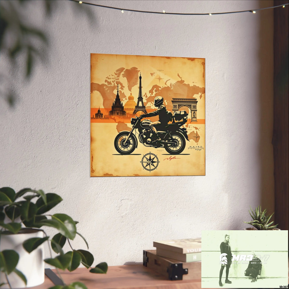 Miles and Maps 2008 - 2011 No1 Fine Art Posters Poster