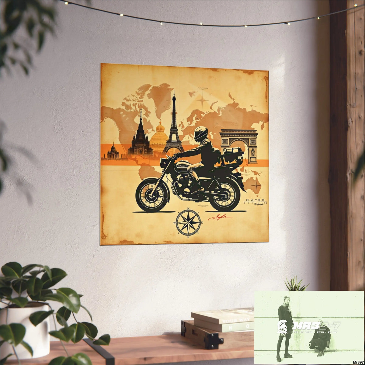 Miles and Maps 2008 - 2011 No1 Fine Art Posters Poster