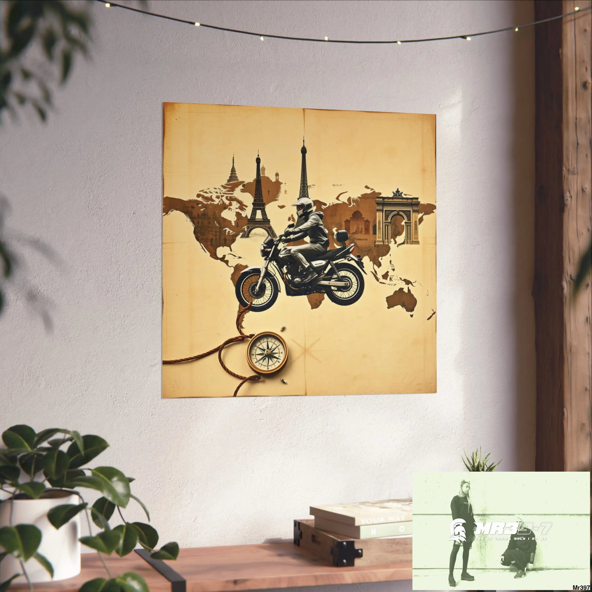 Miles and Maps 2008 - 2011 No2 Fine Art Posters Poster