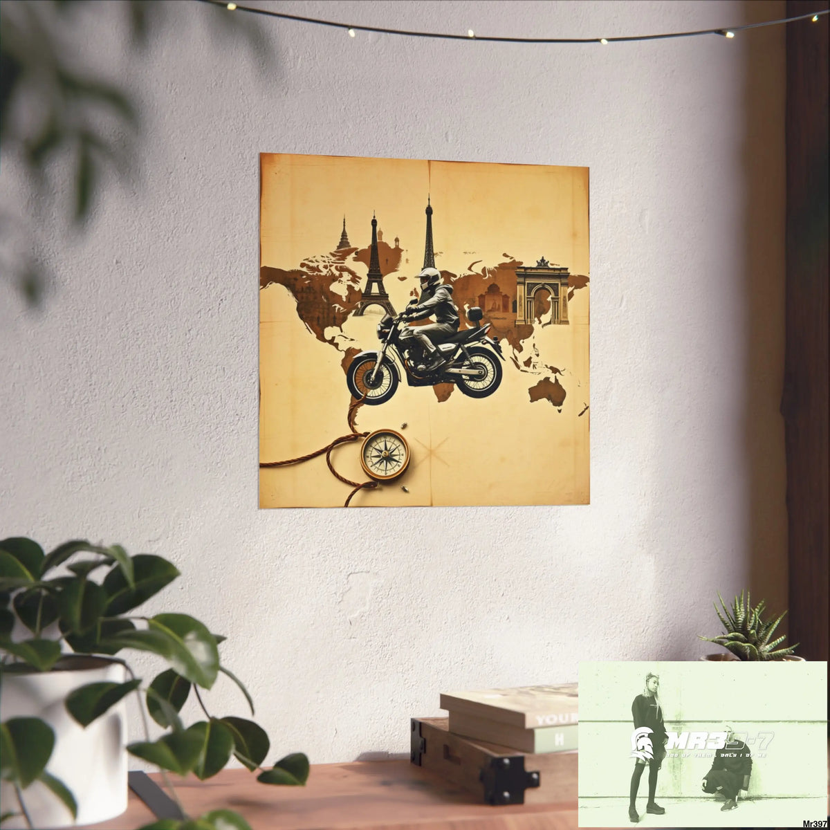 Miles and Maps 2008 - 2011 No2 Fine Art Posters Poster