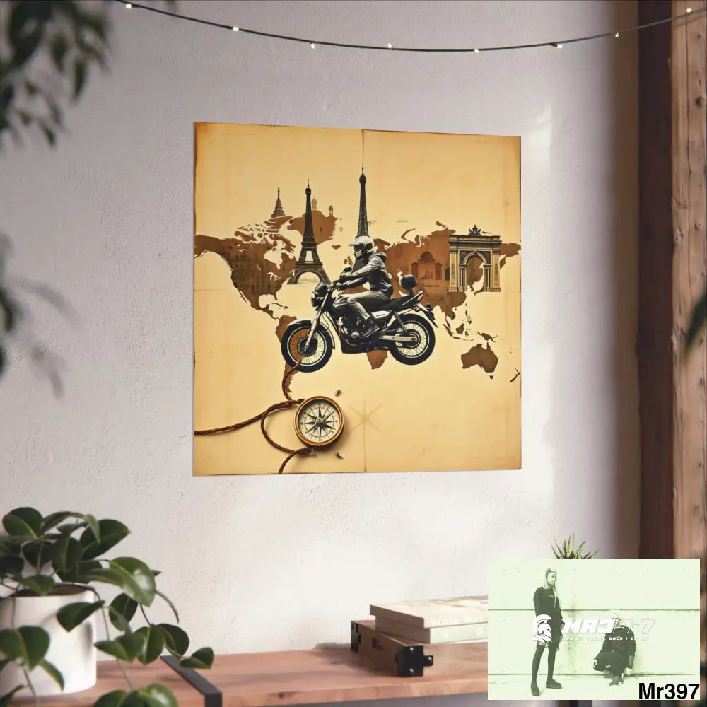 Miles and Maps 2008 - 2011 No2 Fine Art Posters Poster