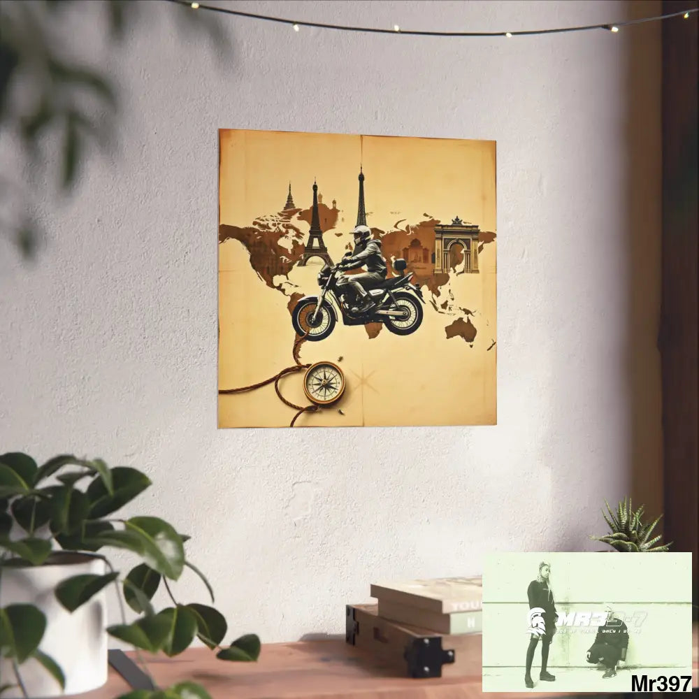 Miles and Maps 2008 - 2011 No2 Fine Art Posters Poster