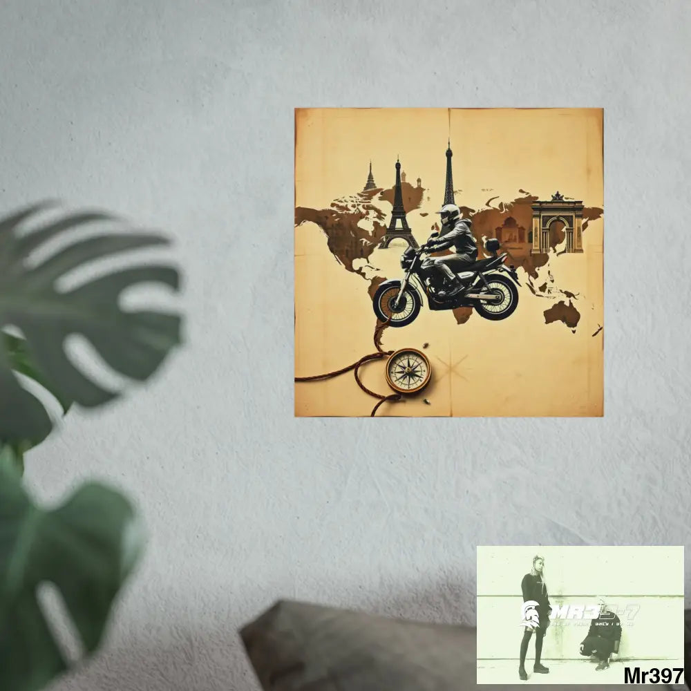 Miles and Maps 2008 - 2011 No2 Fine Art Posters Poster