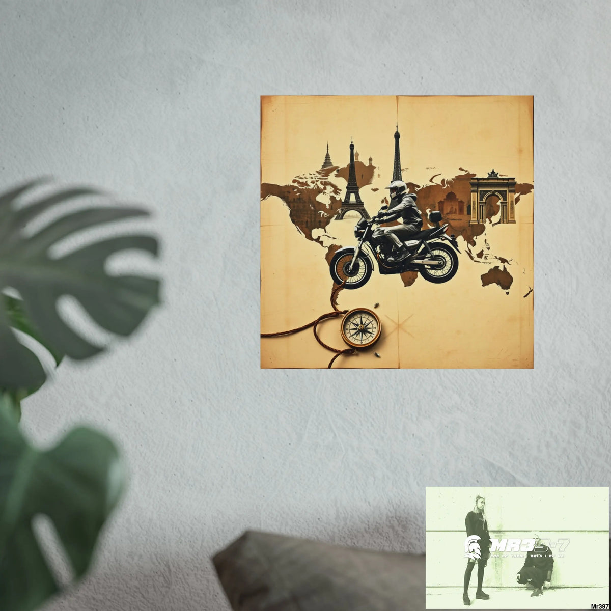 Miles and Maps 2008 - 2011 No2 Fine Art Posters Poster