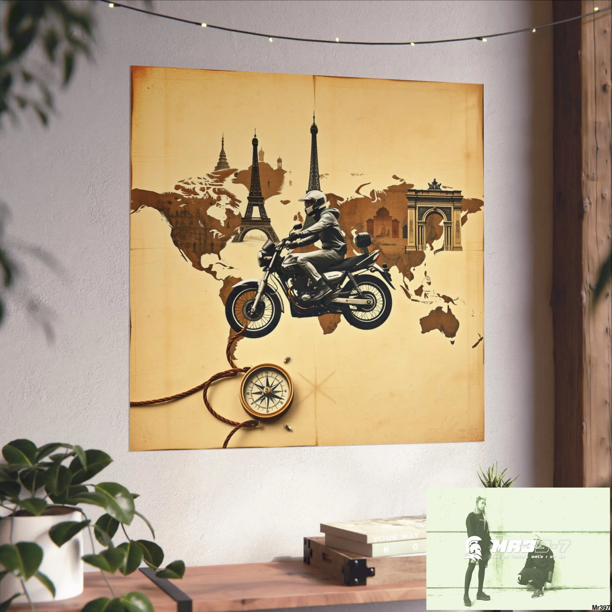 Miles and Maps 2008 - 2011 No2 Fine Art Posters Poster