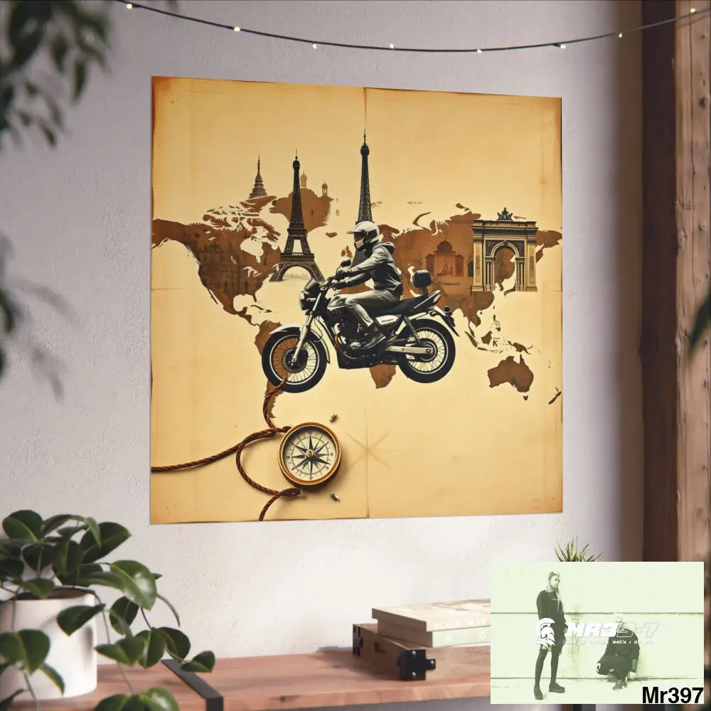 Miles and Maps 2008 - 2011 No2 Fine Art Posters Poster