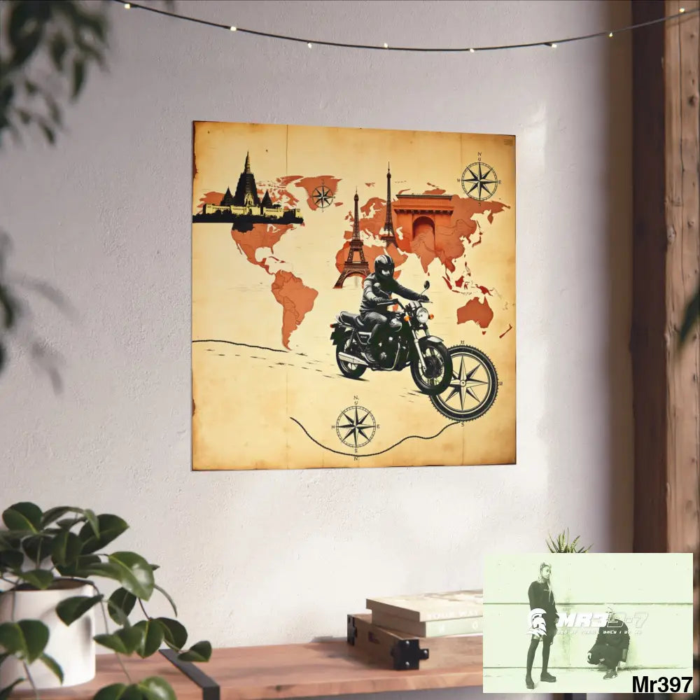 Miles and Maps 2008 - 2011 No3 Fine Art Posters Poster