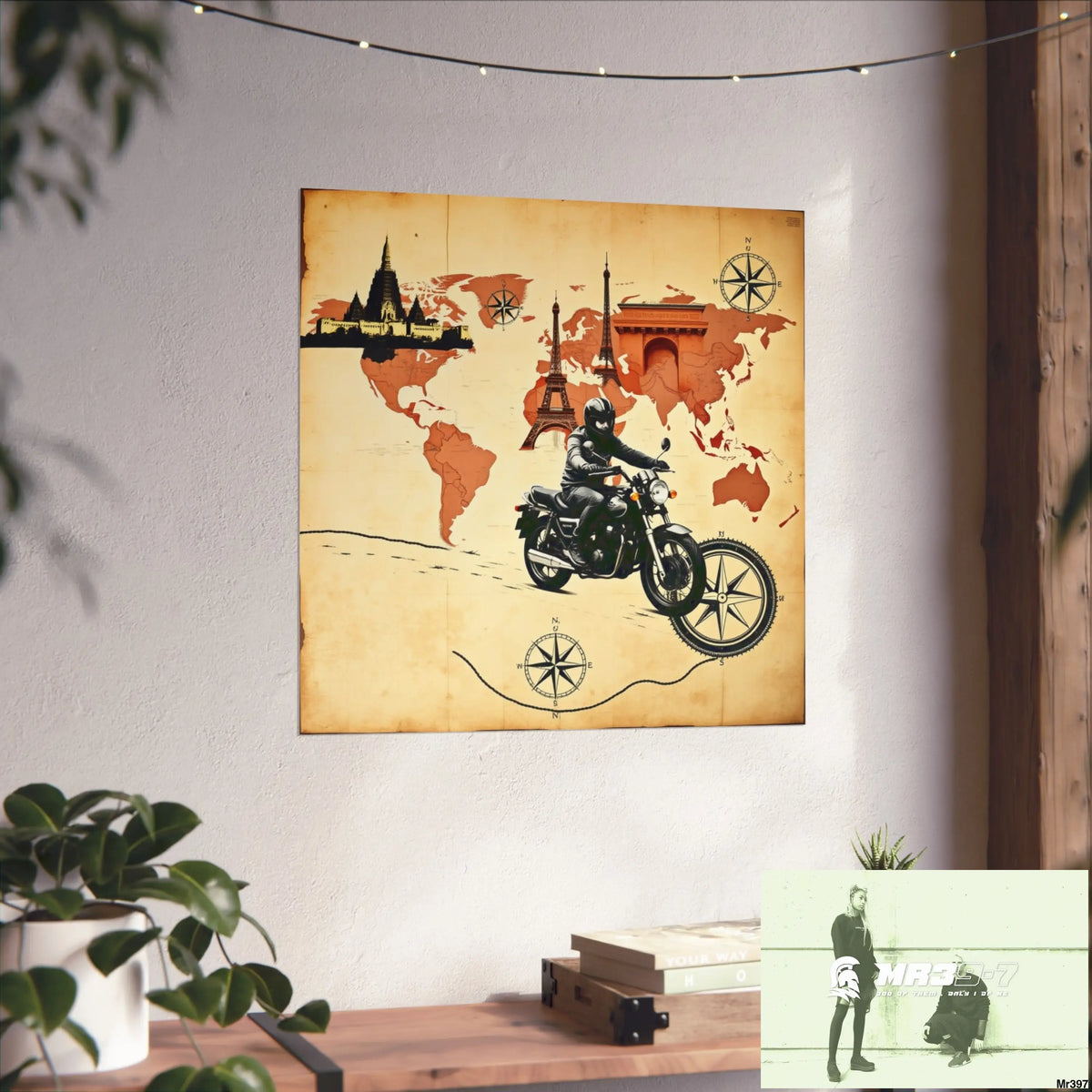 Miles and Maps 2008 - 2011 No3 Fine Art Posters Poster