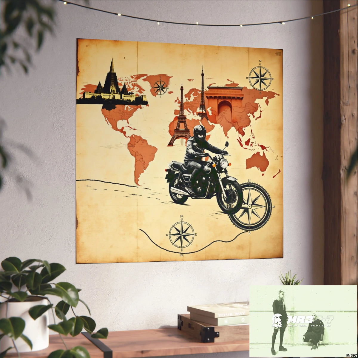 Miles and Maps 2008 - 2011 No3 Fine Art Posters Poster