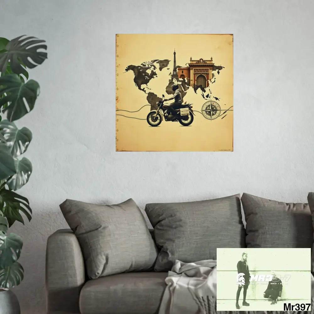 Miles and Maps 2008 - 2011 No4 Fine Art Posters Poster