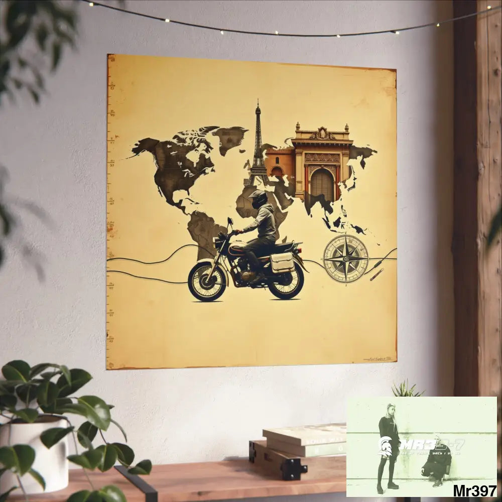 Miles and Maps 2008 - 2011 No4 Fine Art Posters Poster