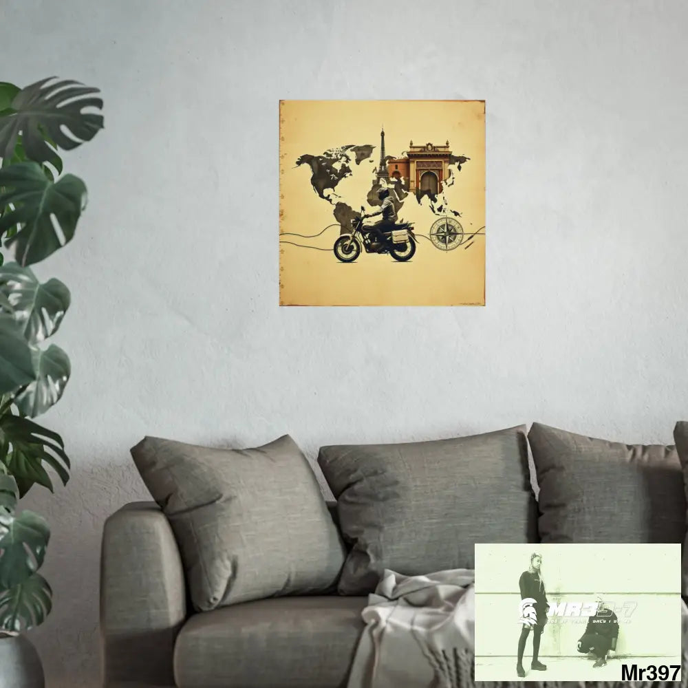 Miles and Maps 2008 - 2011 No4 Fine Art Posters Poster