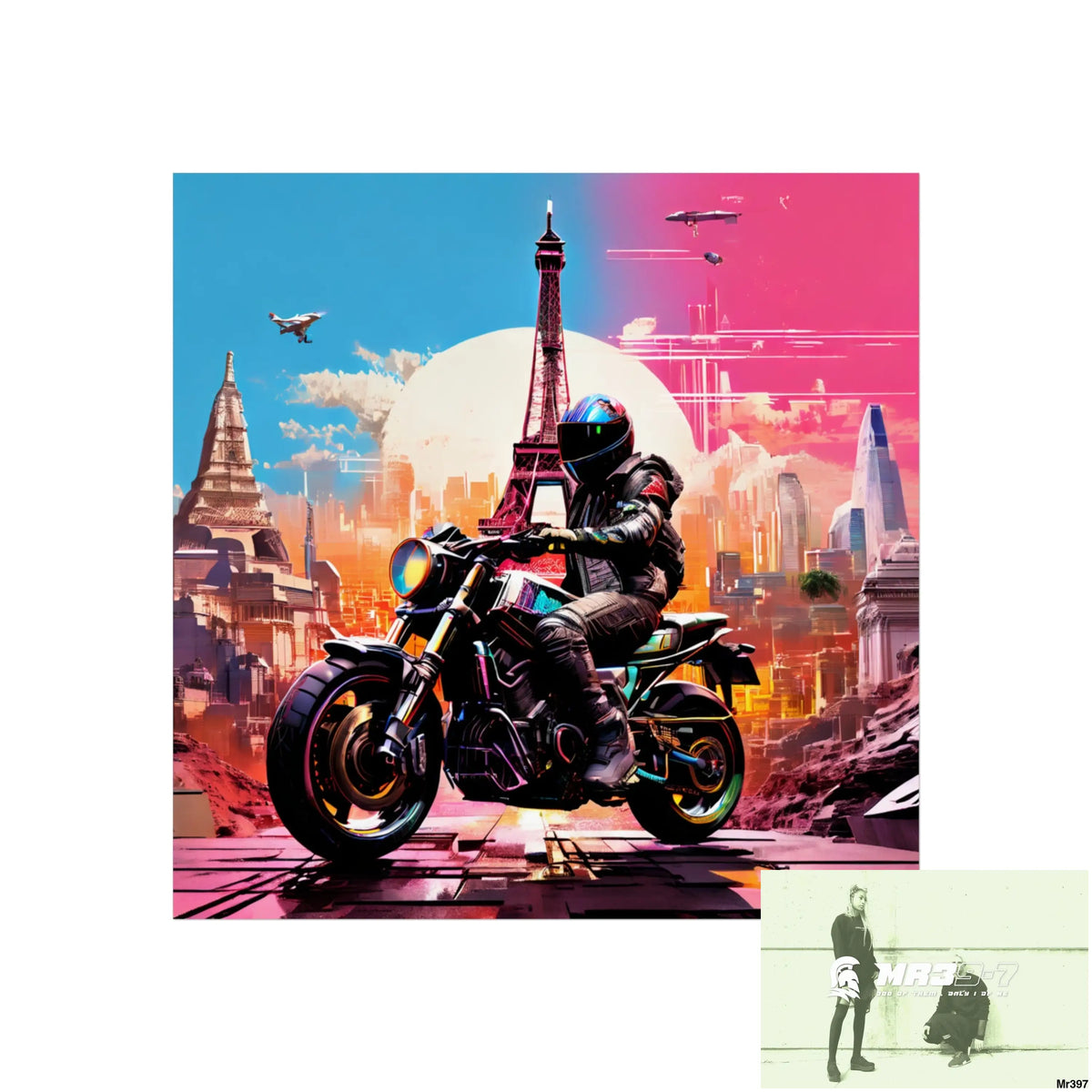 Miles and Maps 2008 - 2011 No5 Fine Art Posters 24″ x 24″ / Matte Poster