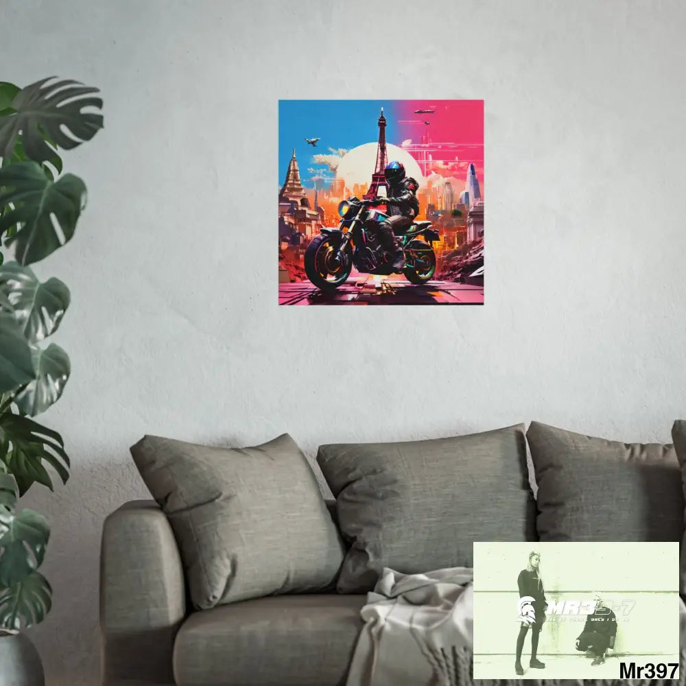 Miles and Maps 2008 - 2011 No5 Fine Art Posters Poster