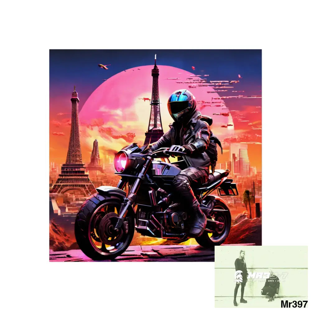 Miles and Maps 2008 - 2011 No6 Fine Art Posters 30″ x 30″ / Matte Poster