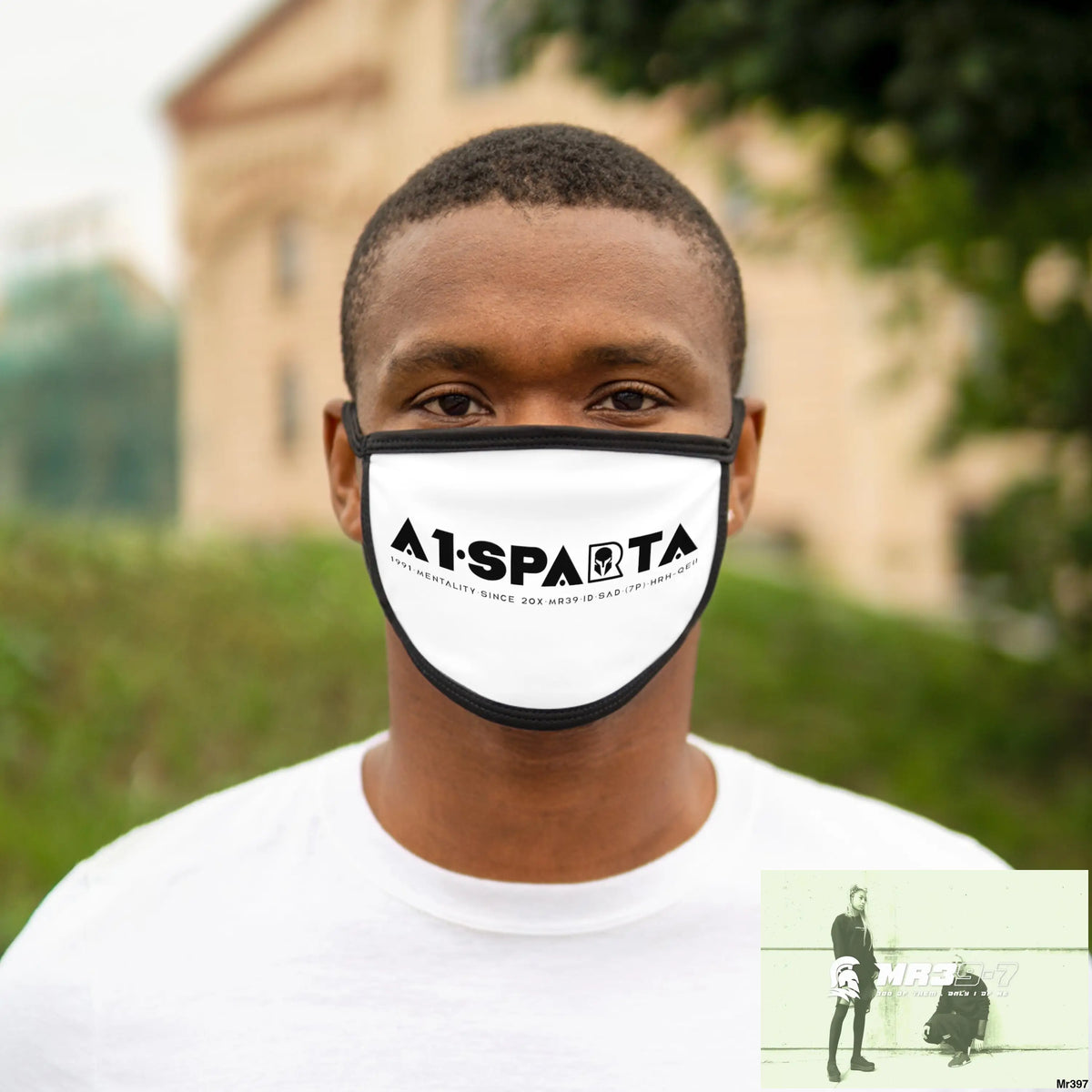 Mixed-Fabric Face Mask One size Accessories