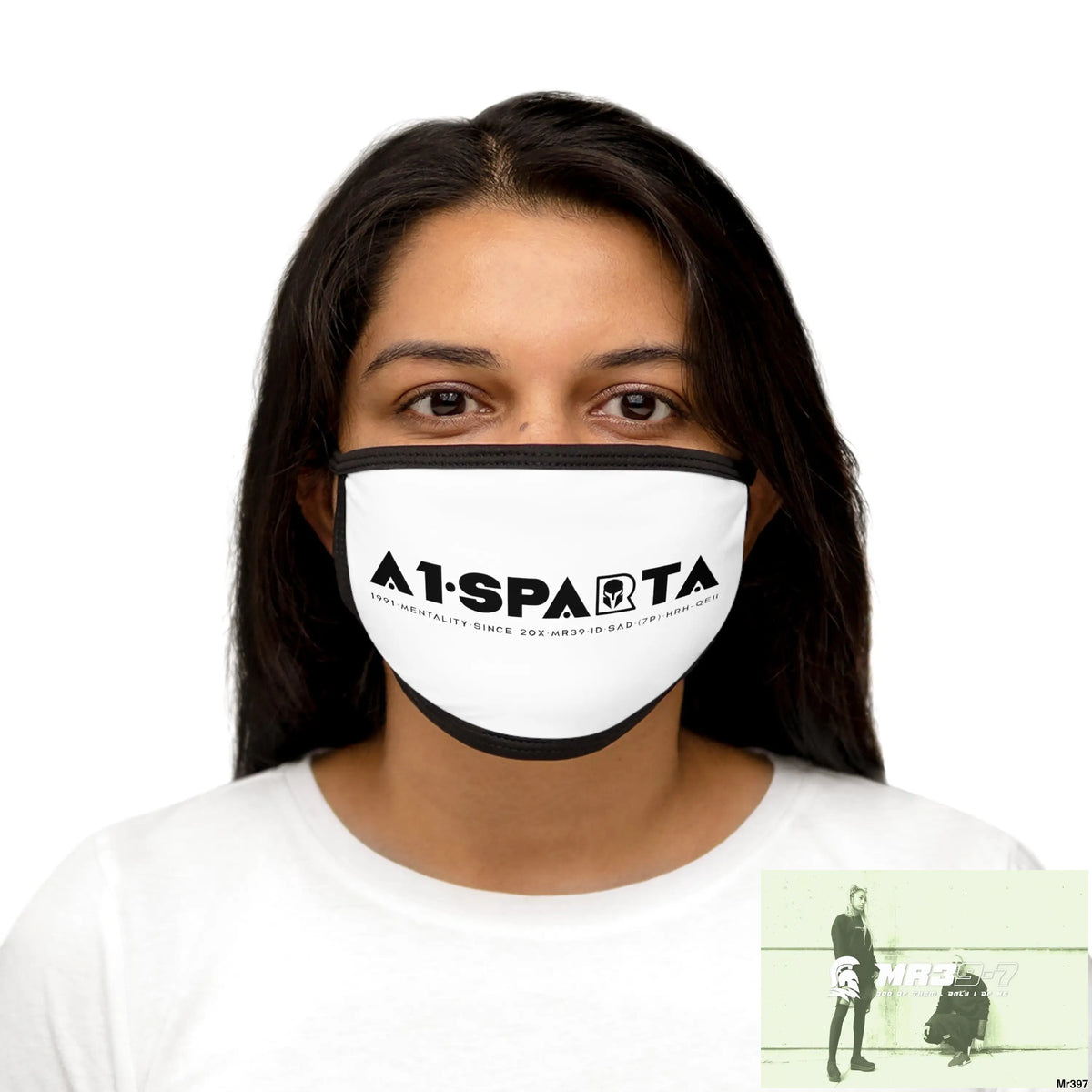 Mixed-Fabric Face Mask One size Accessories