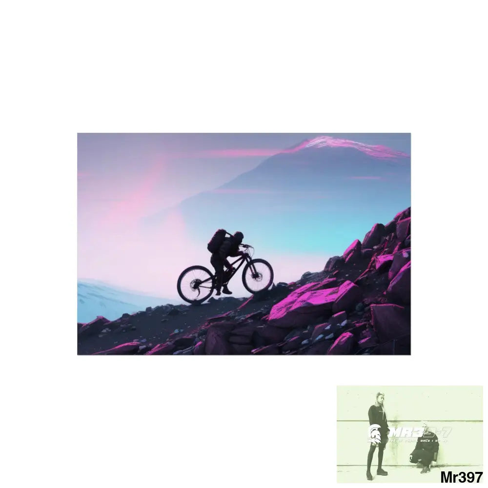 Mount Snowdon In Blind the Accent 2nd SAS link done May 20X No 6 Fine Art Posters 24″ x 16″ (Horizontal) / Matte Poster