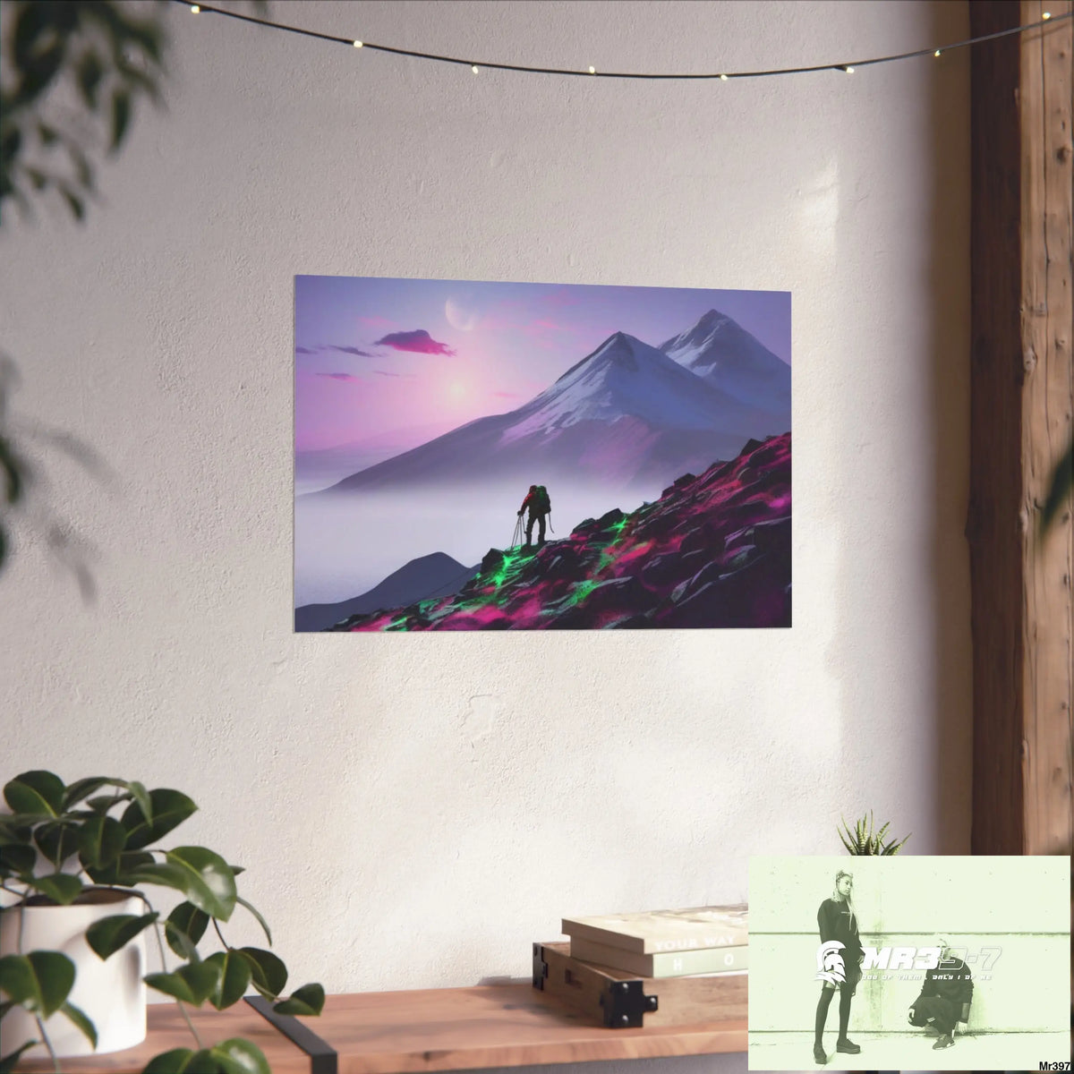 Mount Snowdon In Blind the Accent 2nd SAS link done May 20X No 7 Fine Art Posters Poster