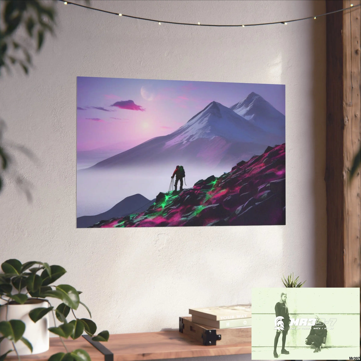 Mount Snowdon In Blind the Accent 2nd SAS link done May 20X No 7 Fine Art Posters Poster
