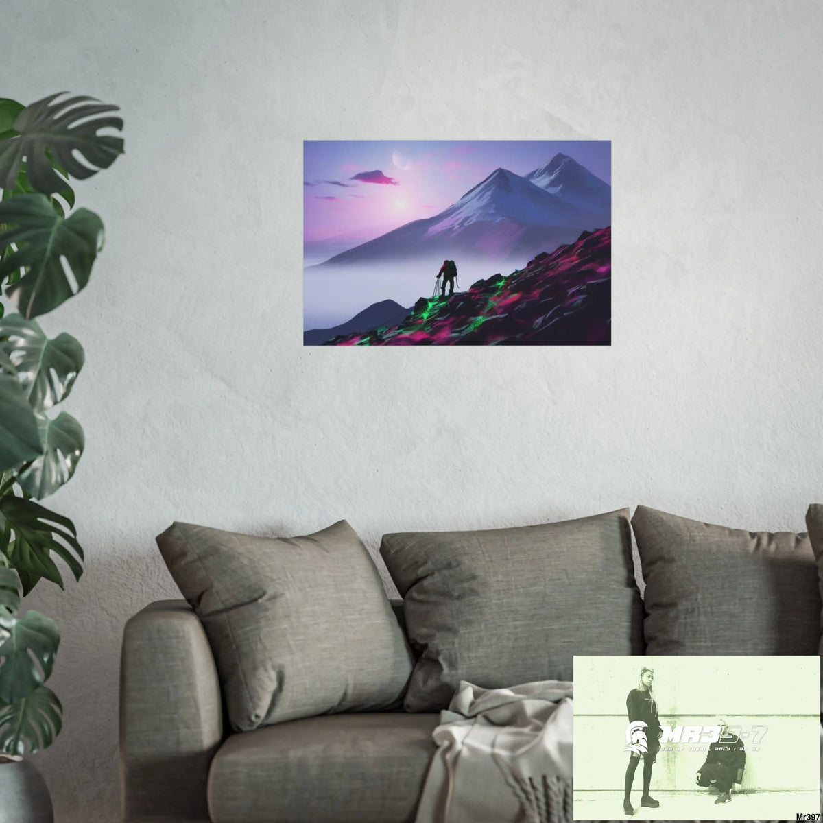 Mount Snowdon In Blind the Accent 2nd SAS link done May 20X No 7 Fine Art Posters Poster