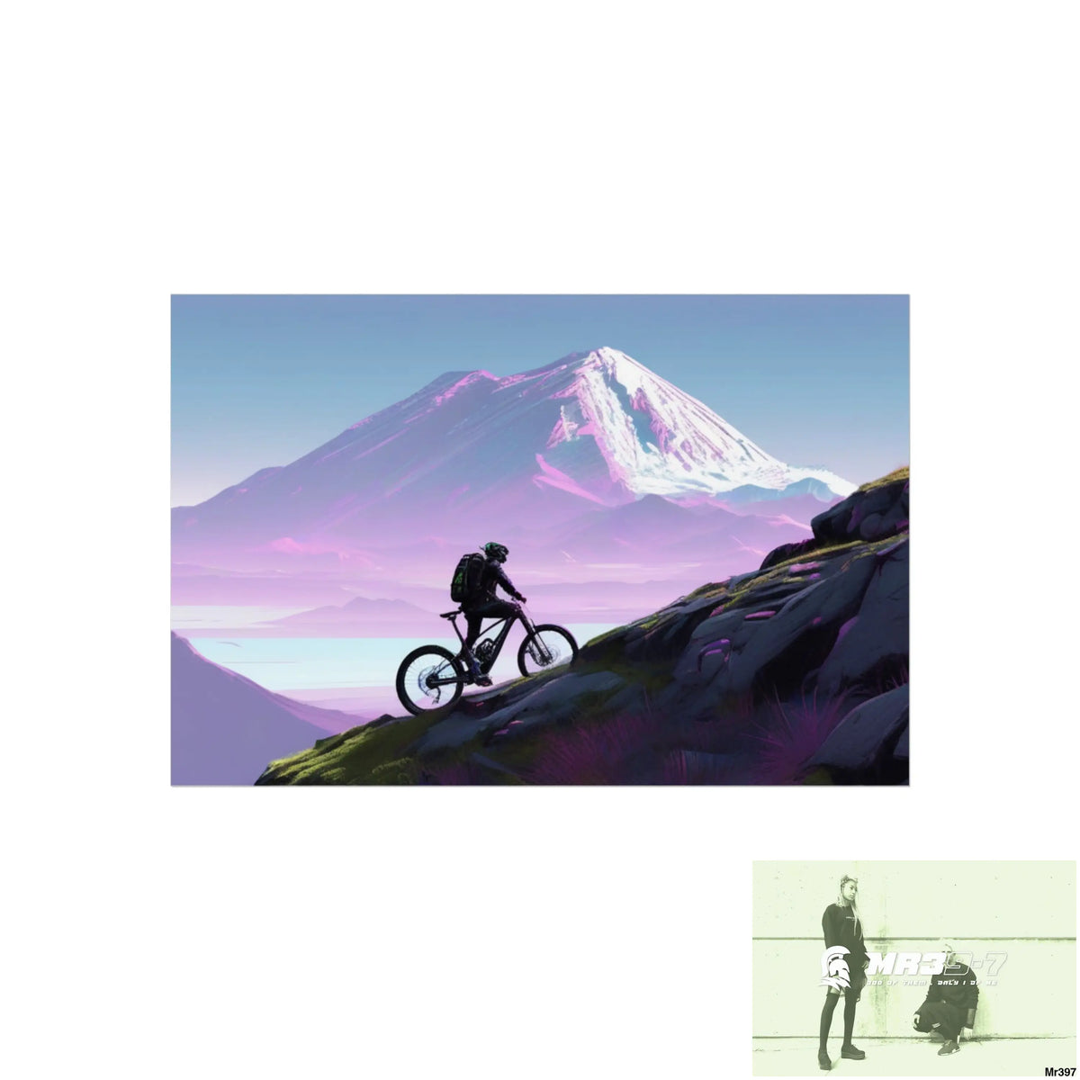 Mount Snowdon In Blind the Accent 2nd SAS link done May 20X No 8 Fine Art Posters 30″ x 20″ (Horizontal) / Matte Poster