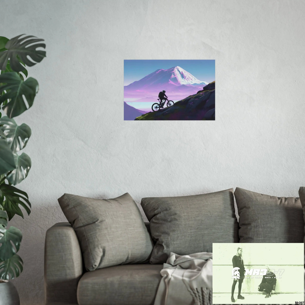 Mount Snowdon In Blind the Accent 2nd SAS link done May 20X No 8 Fine Art Posters Poster