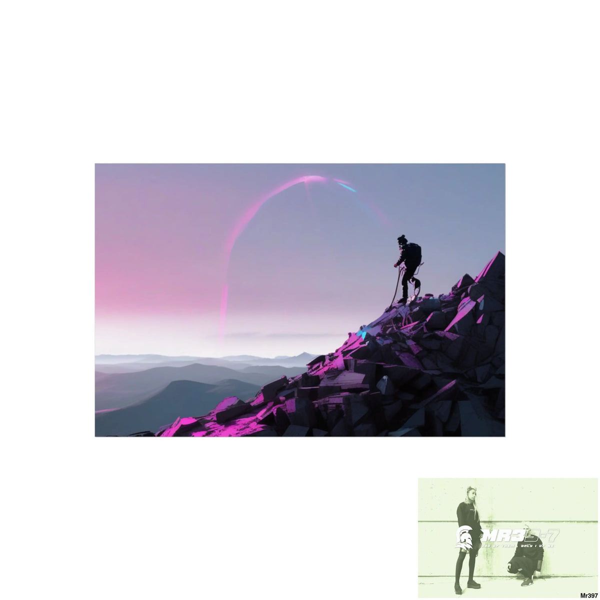 Mount Snowdon In Blind the Accent 2nd SAS link done May 20X No 9 Fine Art Posters 30″ x 20″ (Horizontal) / Matte Poster