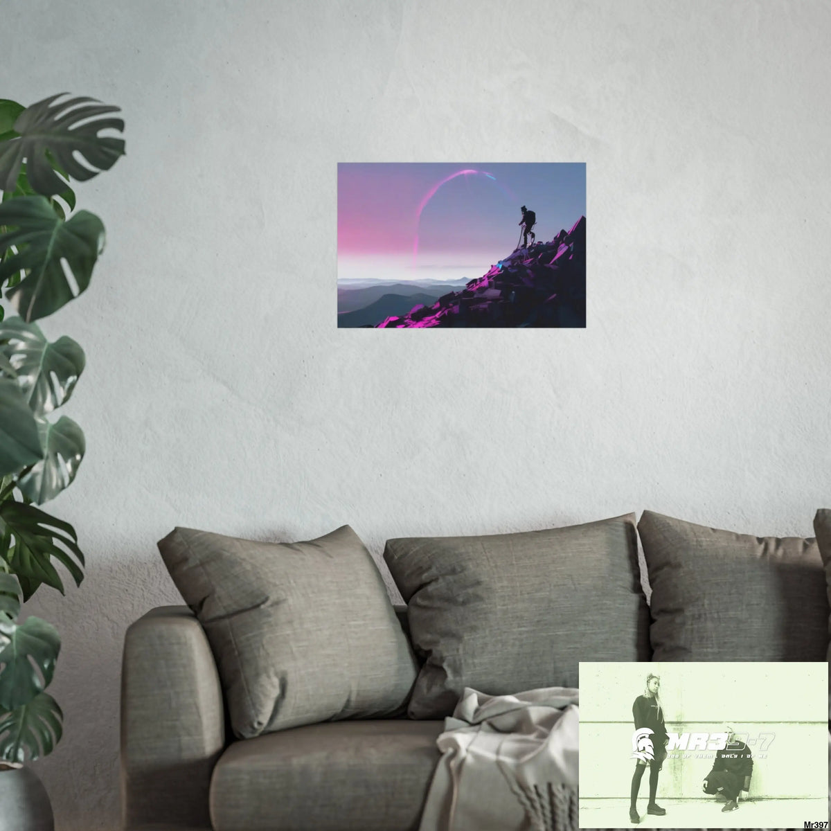 Mount Snowdon In Blind the Accent 2nd SAS link done May 20X No 9 Fine Art Posters Poster
