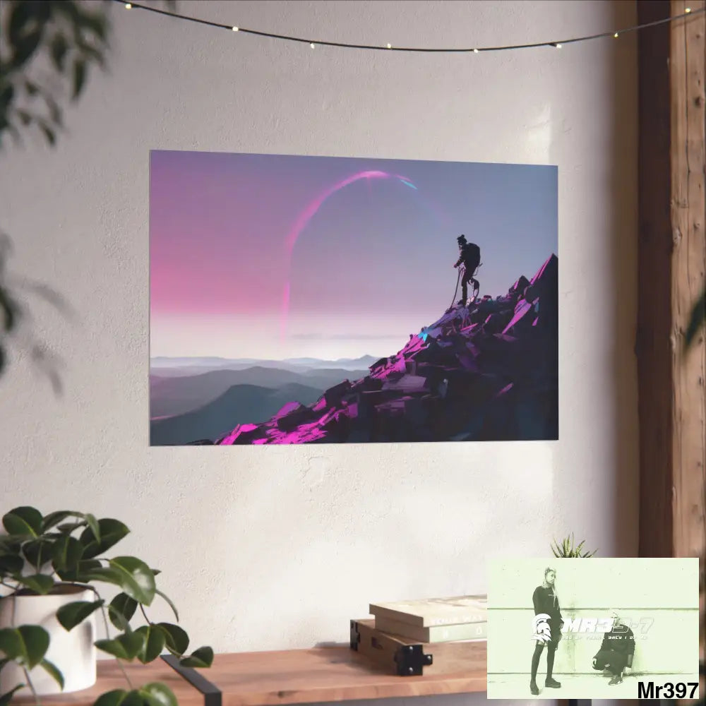 Mount Snowdon In Blind the Accent 2nd SAS link done May 20X No 9 Fine Art Posters Poster