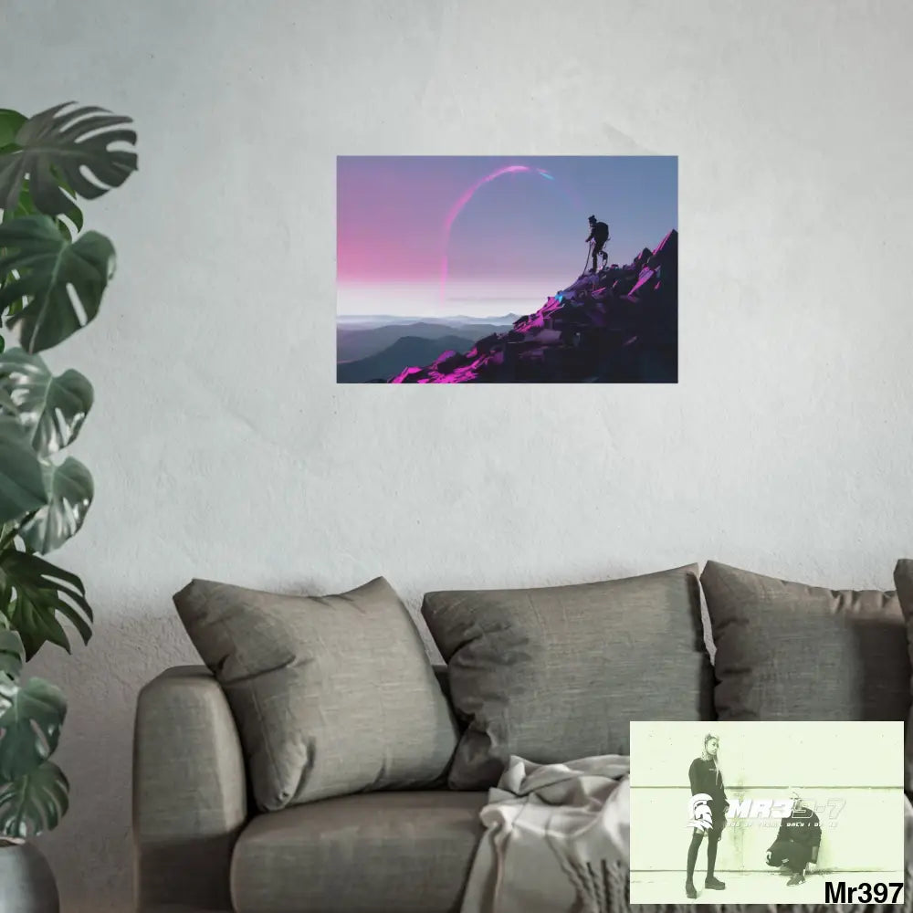 Mount Snowdon In Blind the Accent 2nd SAS link done May 20X No 9 Fine Art Posters Poster