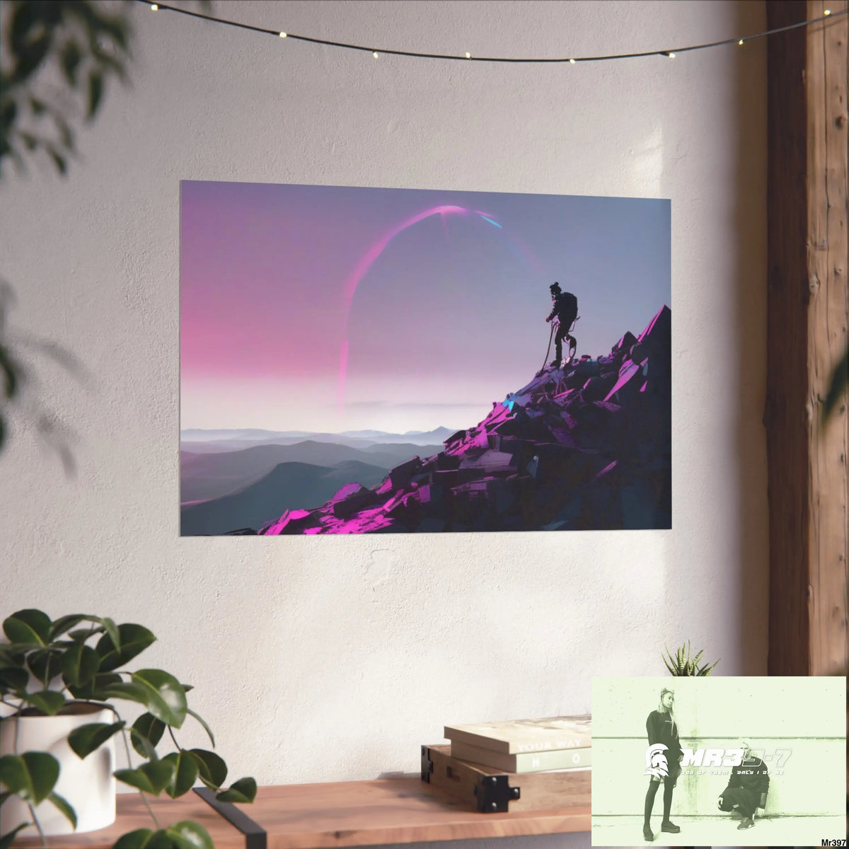 Mount Snowdon In Blind the Accent 2nd SAS link done May 20X No 9 Fine Art Posters Poster