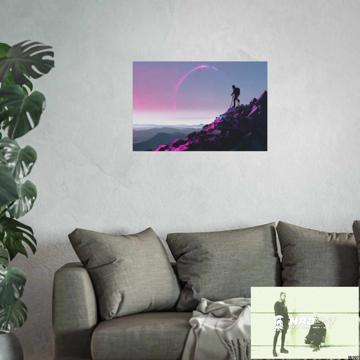 Mount Snowdon In Blind the Accent 2nd SAS link done May 20X No 9 Fine Art Posters Poster