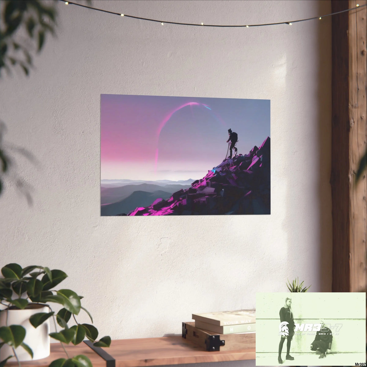 Mount Snowdon In Blind the Accent 2nd SAS link done May 20X No 9 Fine Art Posters Poster