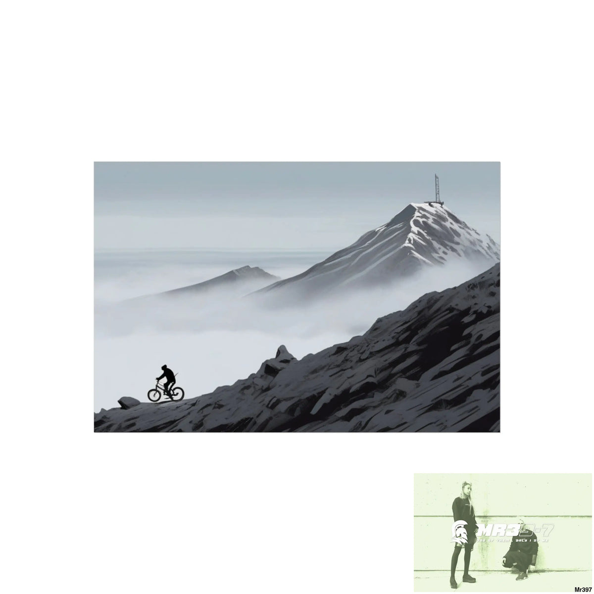 Mount Snowdon In Blind the Decent 2nd SAS link done May 20X No 5 Fine Art Posters 30″ x 20″ (Horizontal) / Matte Poster