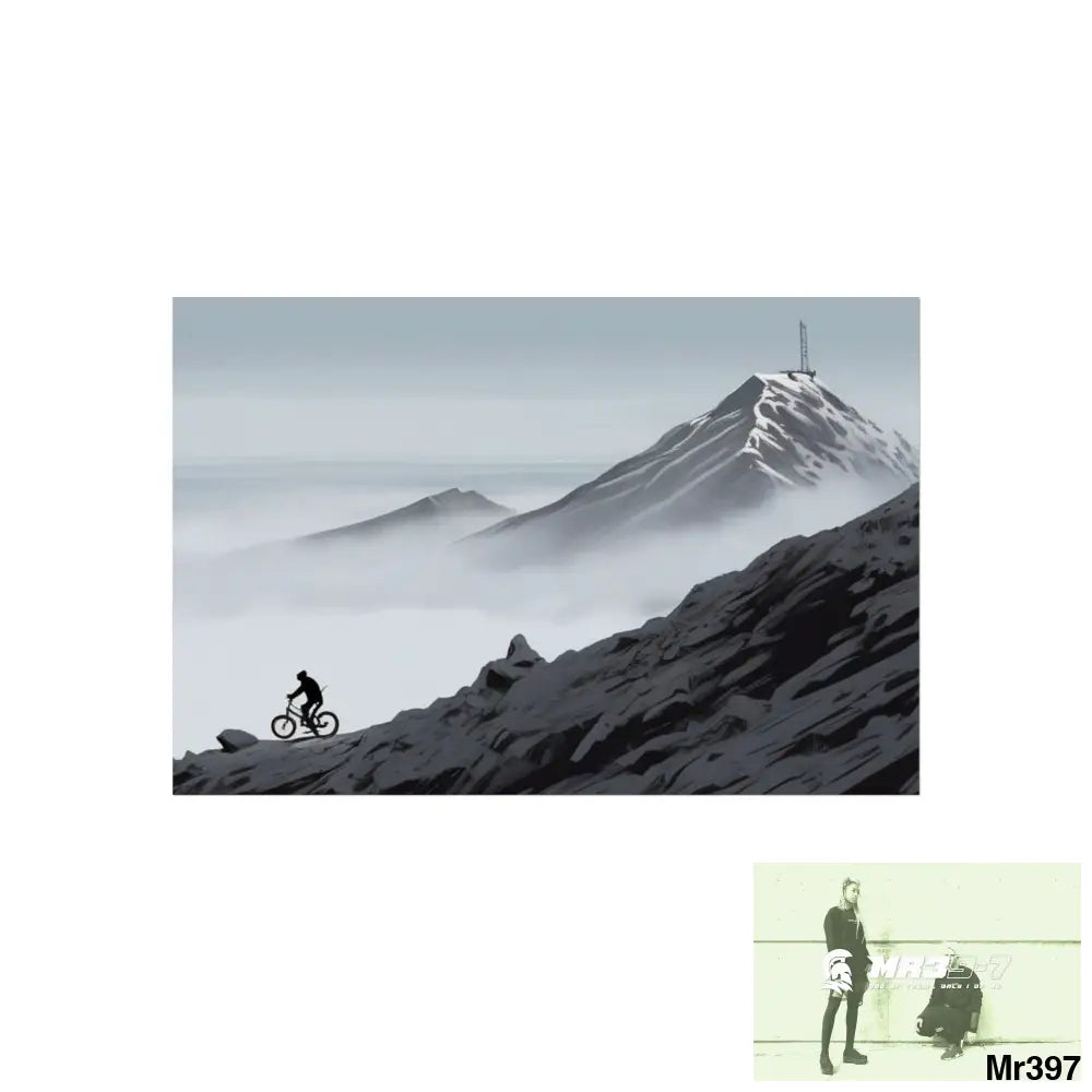 Mount Snowdon In Blind the Decent 2nd SAS link done May 20X No 5 Fine Art Posters 30″ x 20″ (Horizontal) / Matte Poster