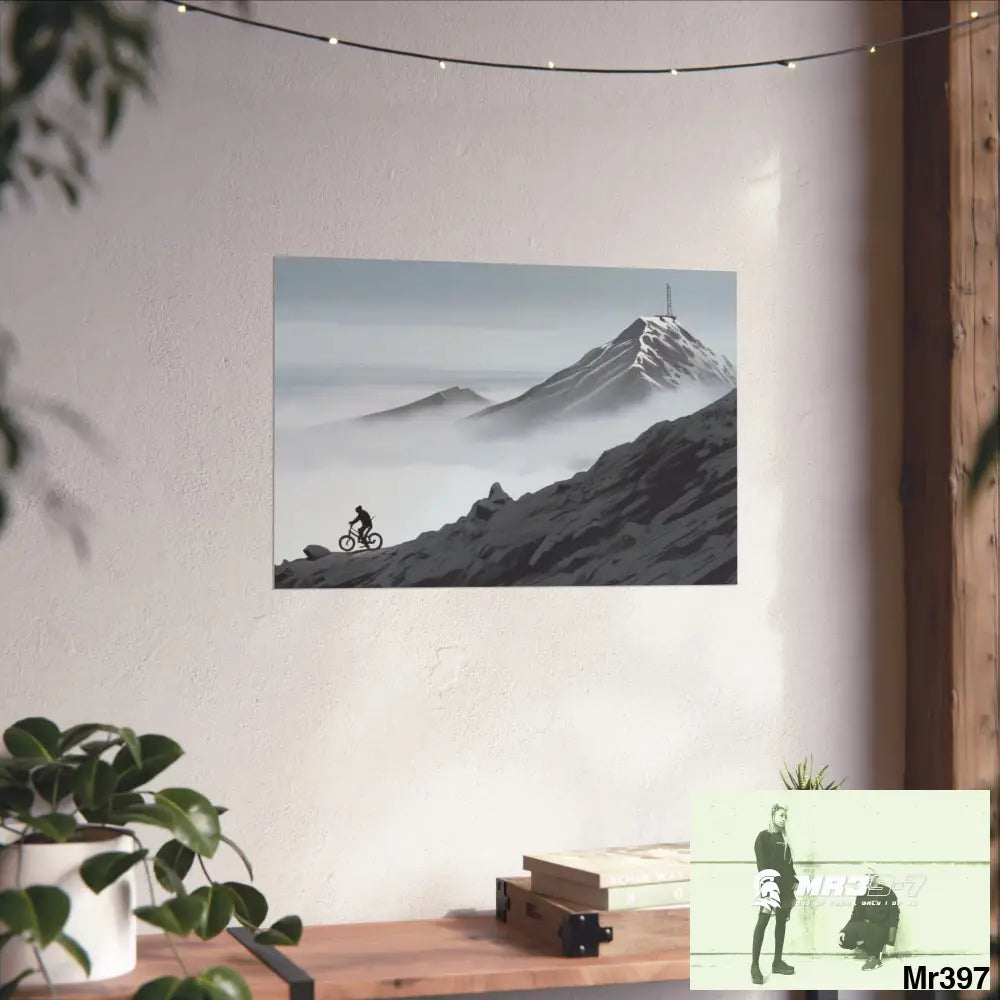 Mount Snowdon In Blind the Decent 2nd SAS link done May 20X No 5 Fine Art Posters Poster