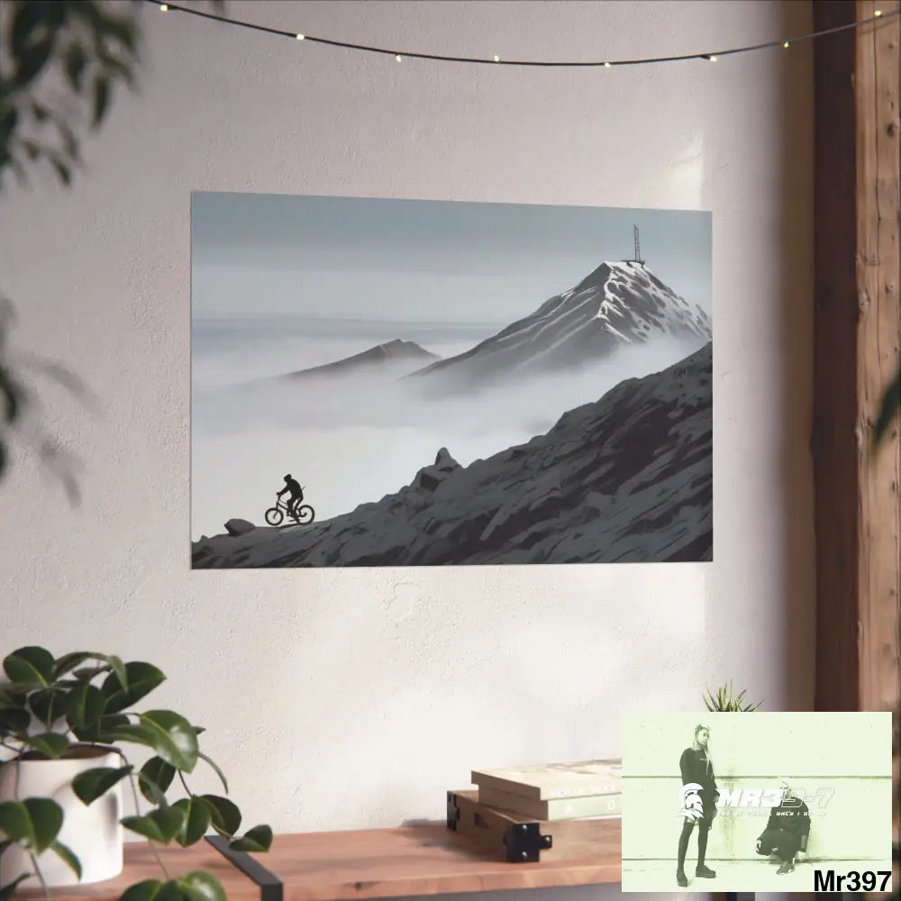 Mount Snowdon In Blind the Decent 2nd SAS link done May 20X No 5 Fine Art Posters Poster