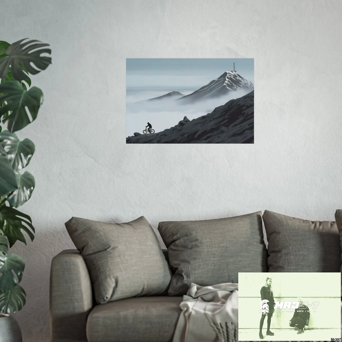 Mount Snowdon In Blind the Decent 2nd SAS link done May 20X No 5 Fine Art Posters Poster
