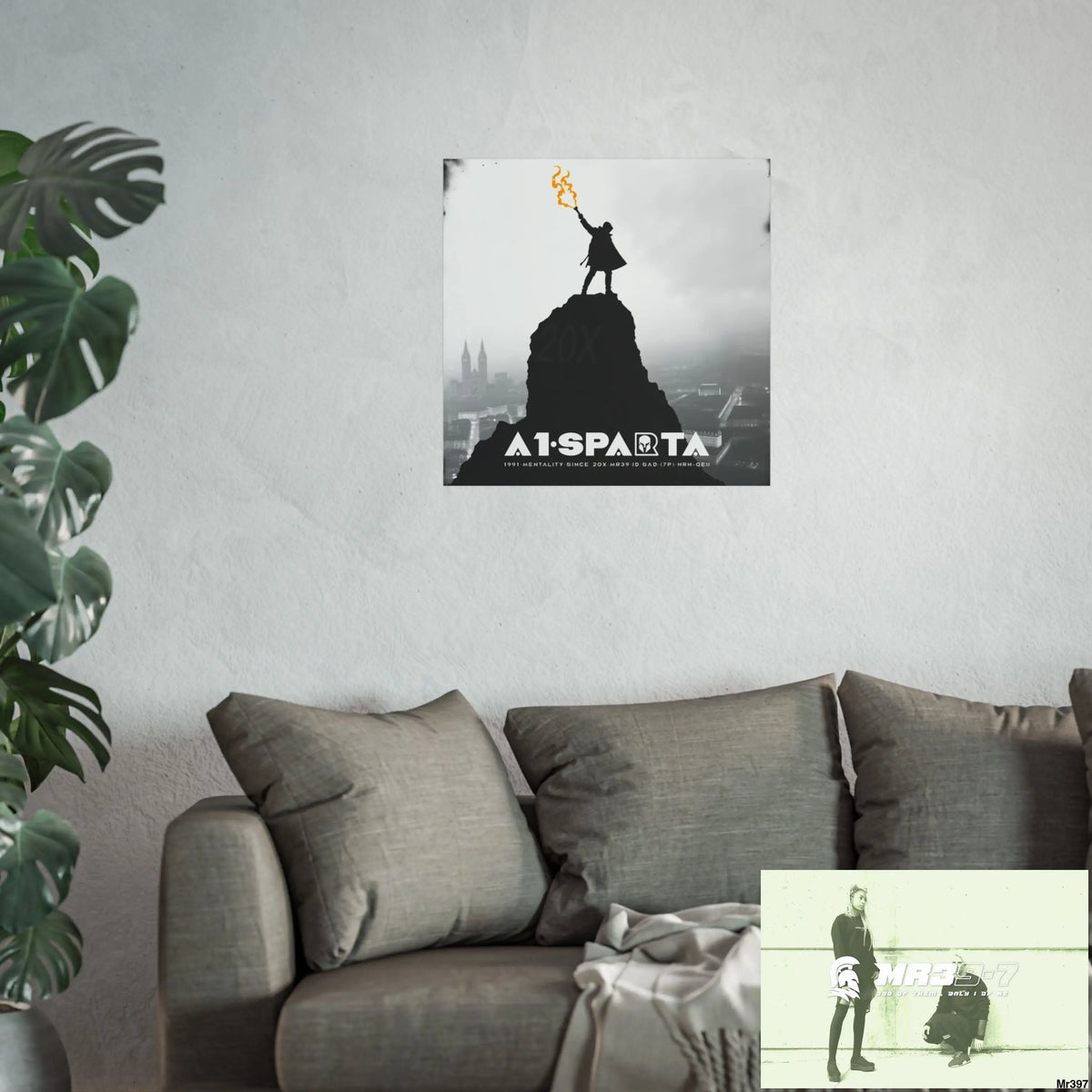 Mount Snowdon In Blind the summit 2nd SAS link done May 20X No 11 Fine Art Posters Poster