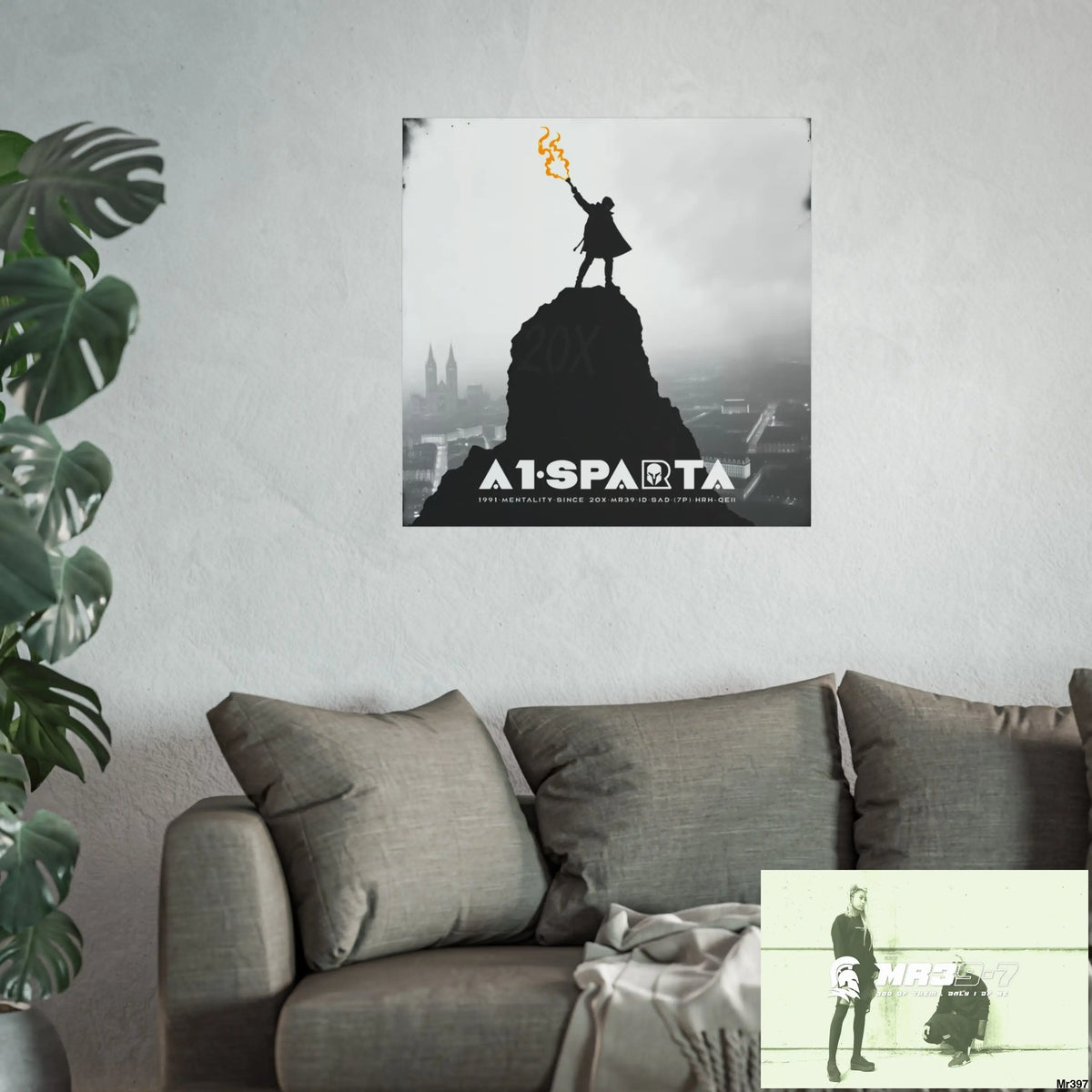 Mount Snowdon In Blind the summit 2nd SAS link done May 20X No 11 Fine Art Posters Poster