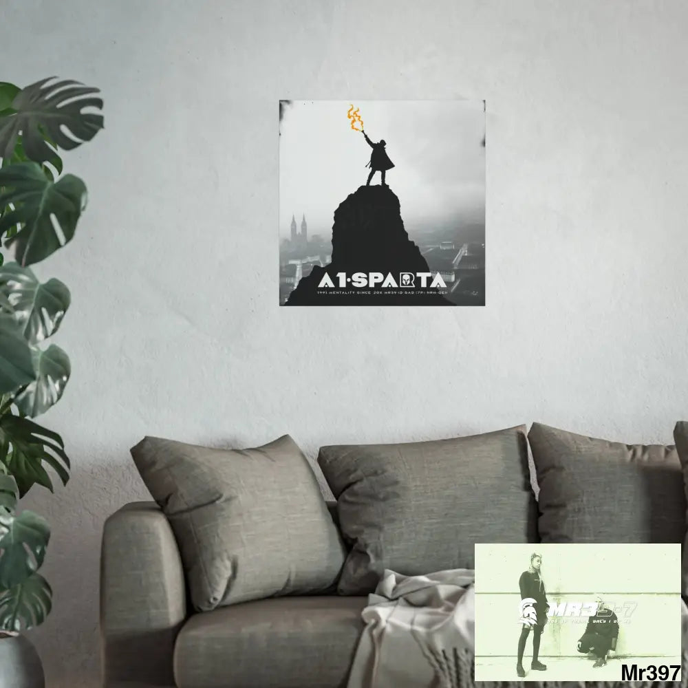 Mount Snowdon In Blind the summit 2nd SAS link done May 20X No 11 Fine Art Posters Poster