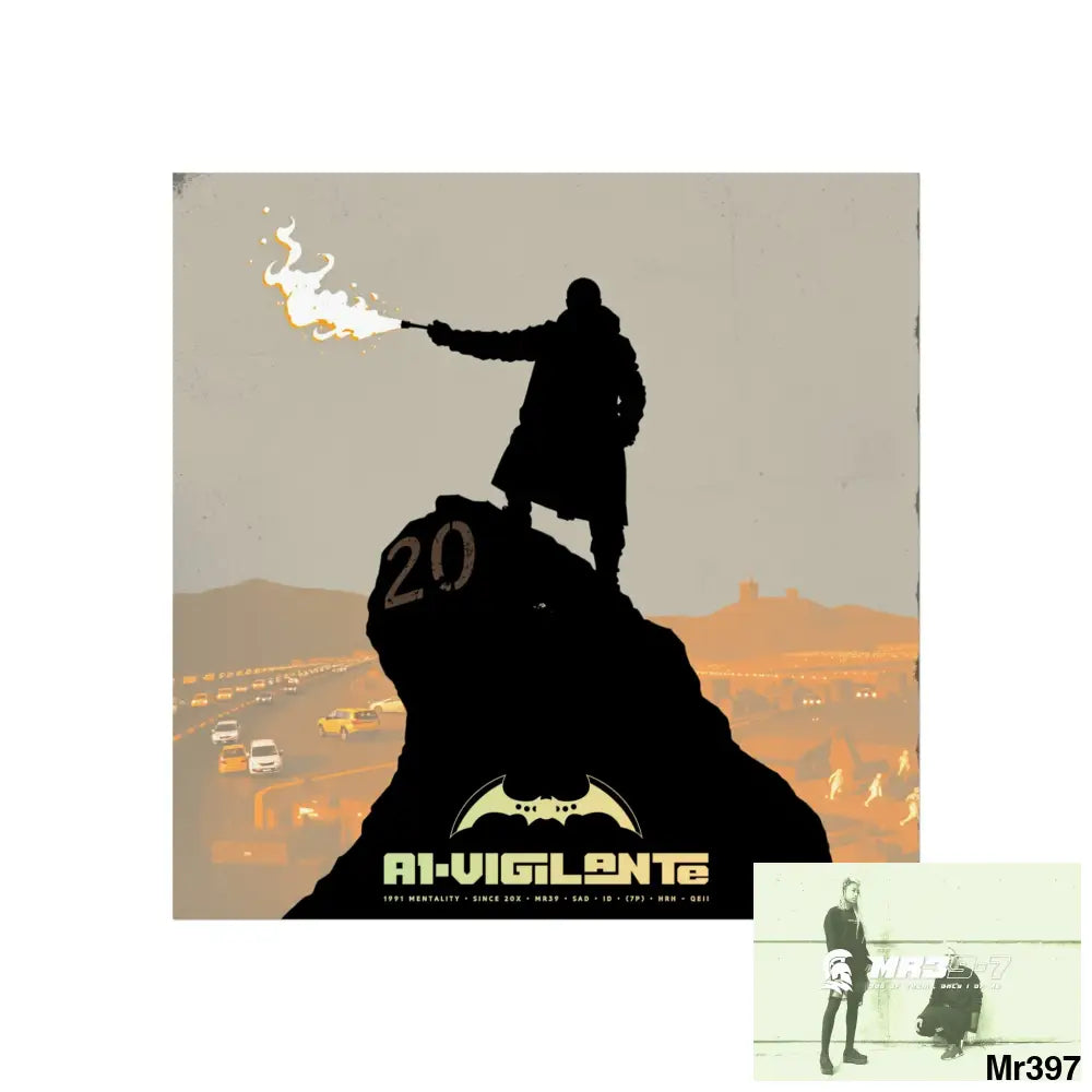 Mount Snowdon In Blind the summit 2nd SAS link done May 20X No 12 Fine Art Posters 16″ x 16″ / Matte Poster