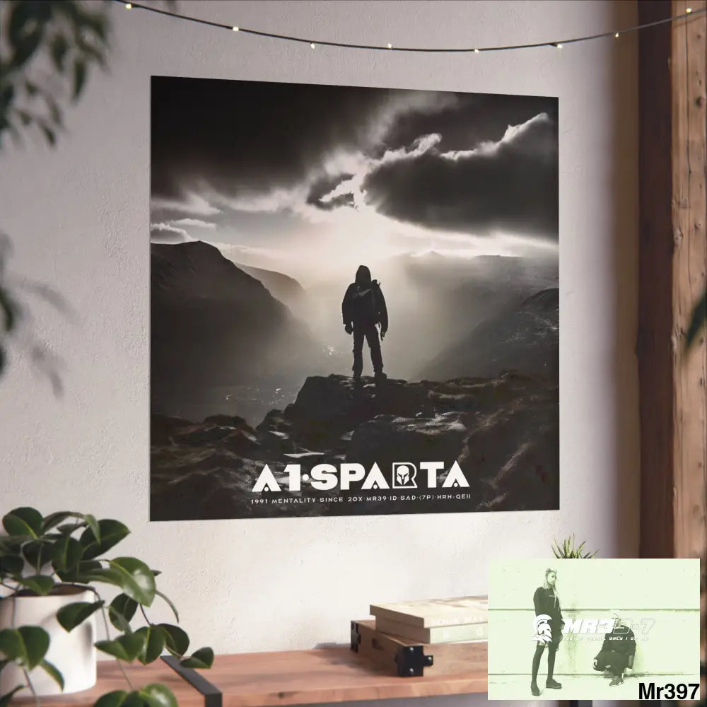 Mount Snowdon In Blind the summit 2nd SAS link done May 20X No 12 Fine Art Posters Poster