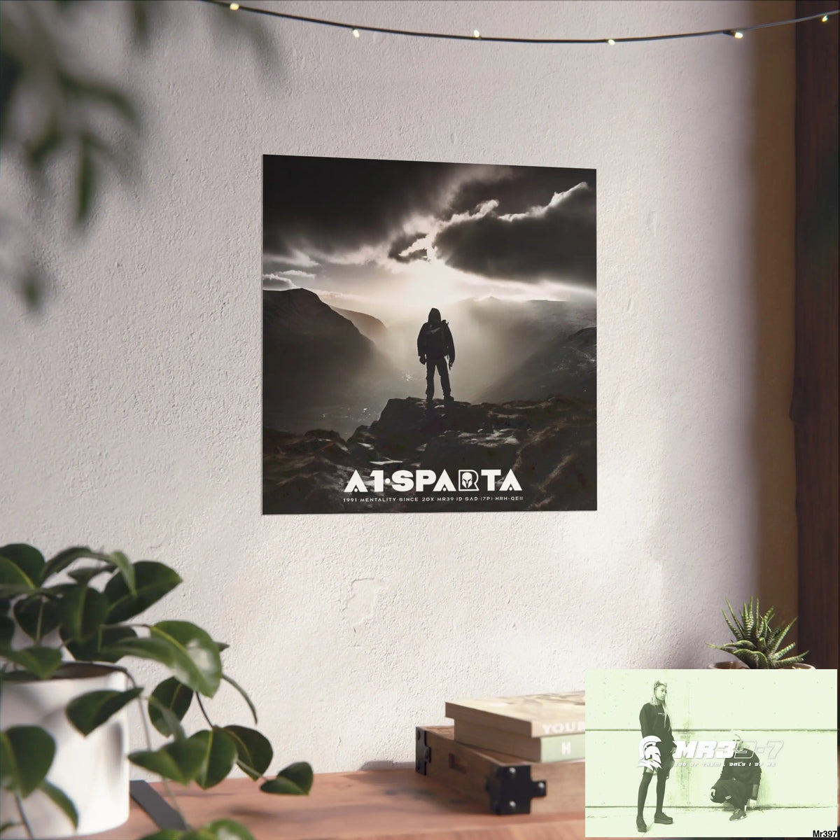 Mount Snowdon In Blind the summit 2nd SAS link done May 20X No 12 Fine Art Posters Poster