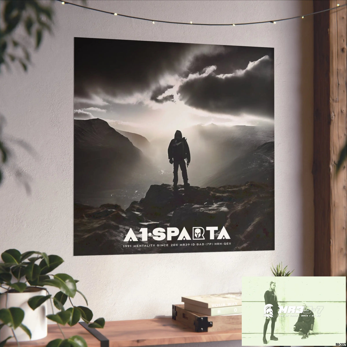 Mount Snowdon In Blind the summit 2nd SAS link done May 20X No 12 Fine Art Posters Poster