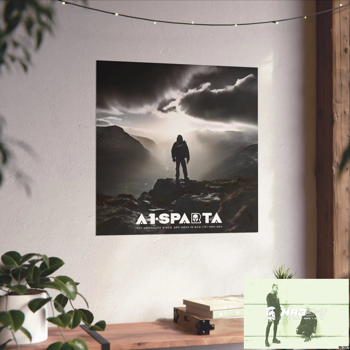 Mount Snowdon In Blind the summit 2nd SAS link done May 20X No 12 Fine Art Posters Poster