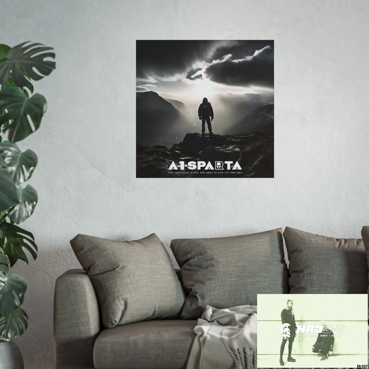 Mount Snowdon In Blind the summit 2nd SAS link done May 20X No 12 Fine Art Posters Poster