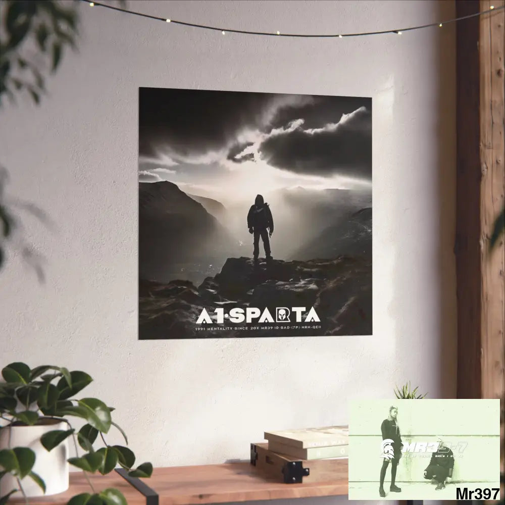 Mount Snowdon In Blind the summit 2nd SAS link done May 20X No 12 Fine Art Posters Poster