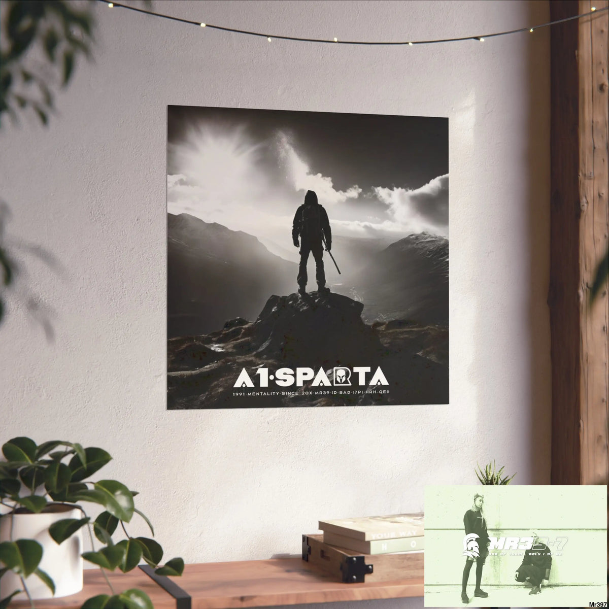 Mount Snowdon In Blind the summit 2nd SAS link done May 20X No 14 Fine Art Posters Poster